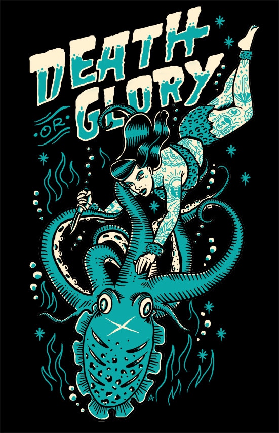 Death or Glory - Women's Loose Neck T-Shirt - Image 3