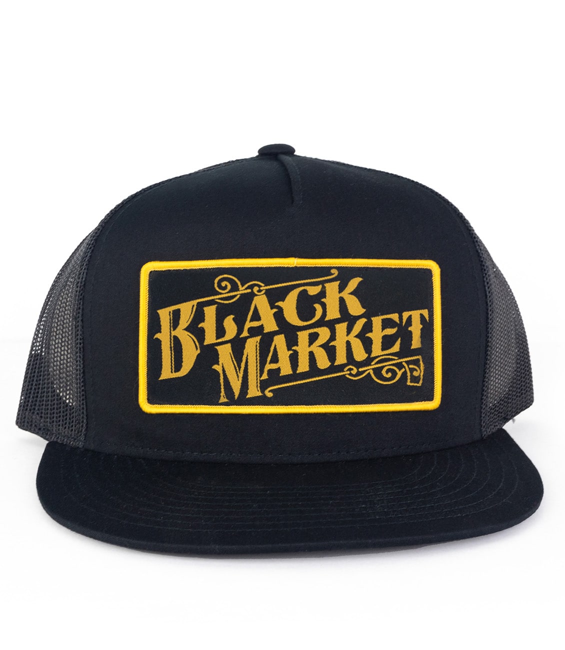 Black Market Gold Trucker Hat - Image 6