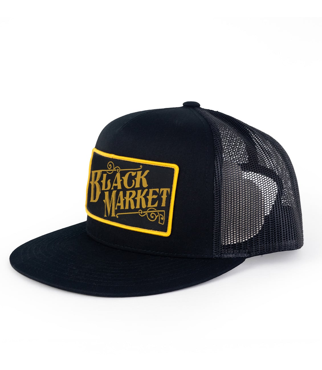 Black Market Gold Trucker Hat - Image 5