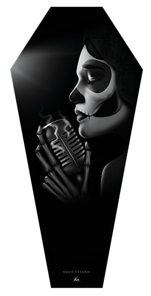 Amor Eterno - Canvas Coffin Giclee