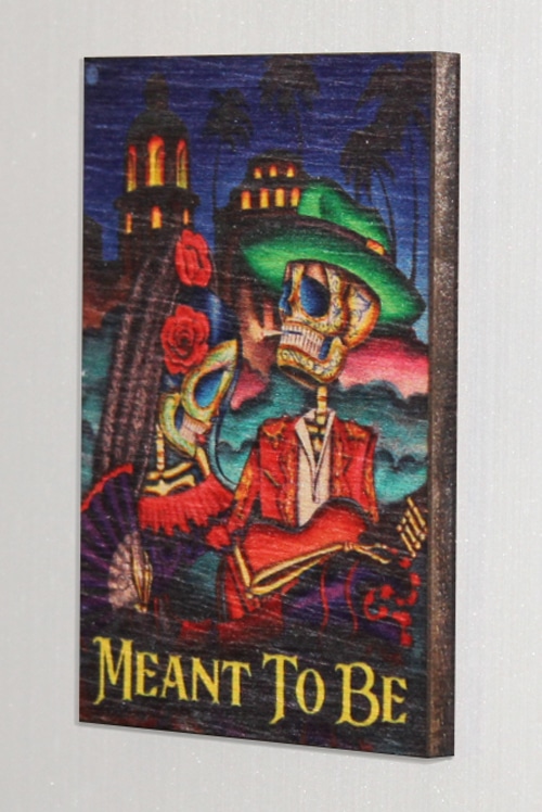 Meant To Be - Wood Refrigerator Magnet