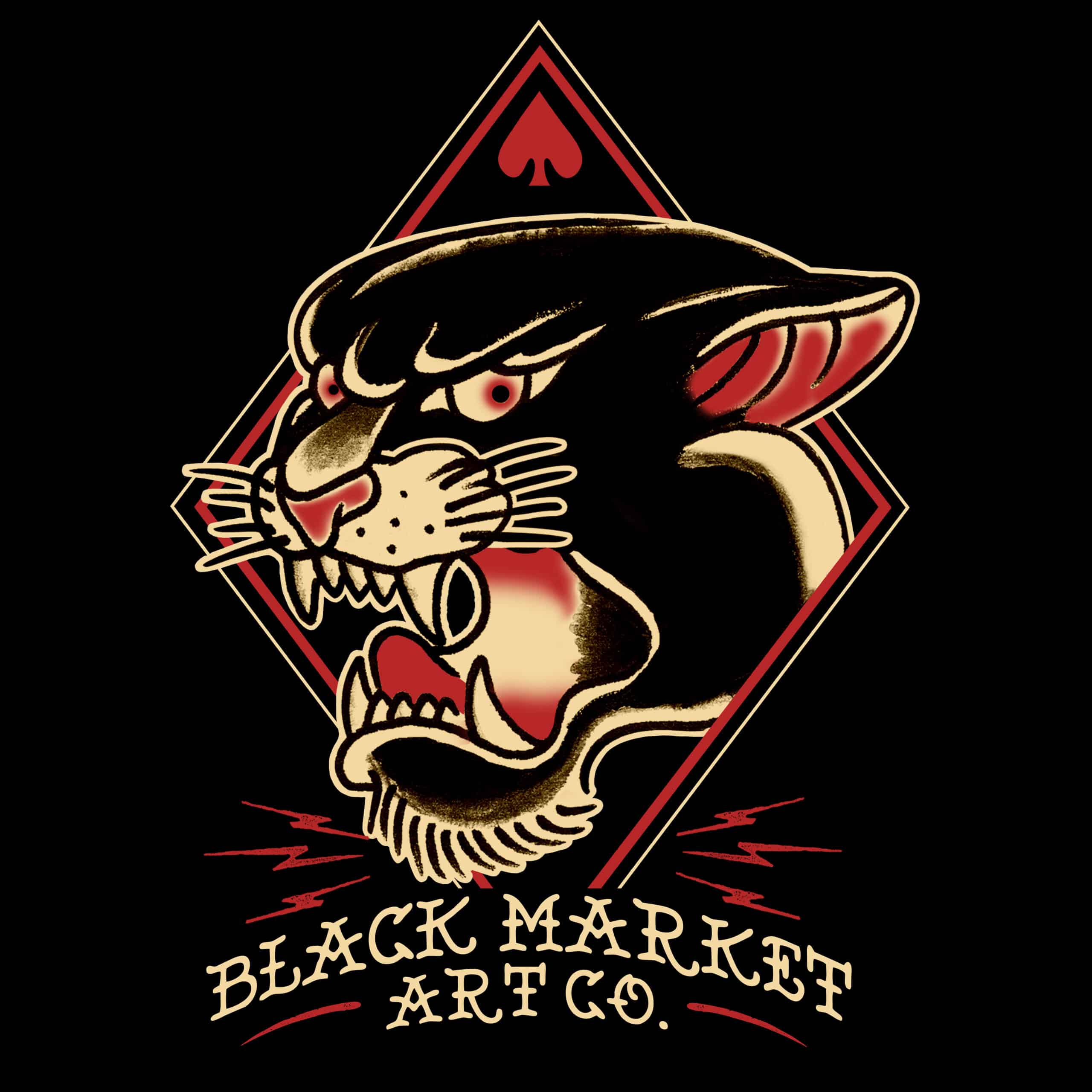 Panther - Men's T-Shirt - Image 3