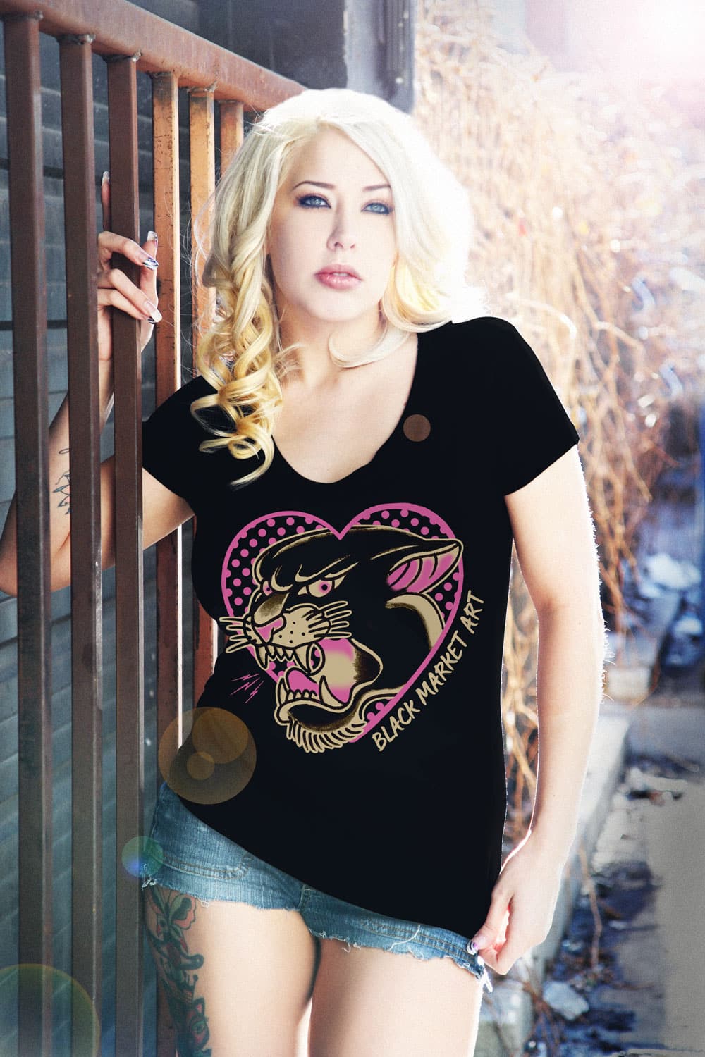 Pink Panther - Women's V-Neck T-Shirt - Image 2