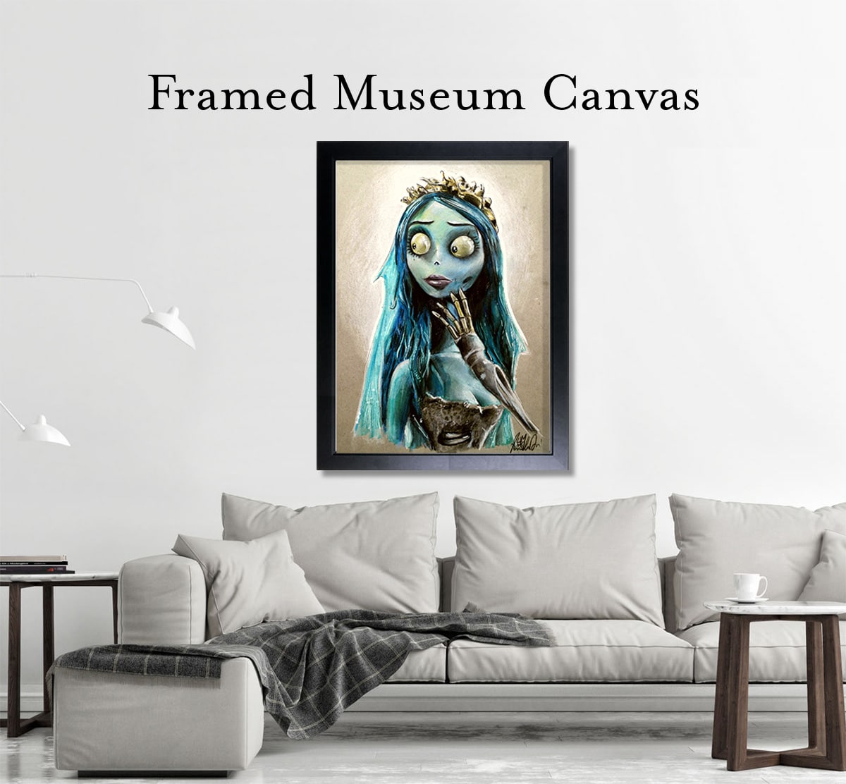 Corpse Bride - Tim Burton - framed canvas