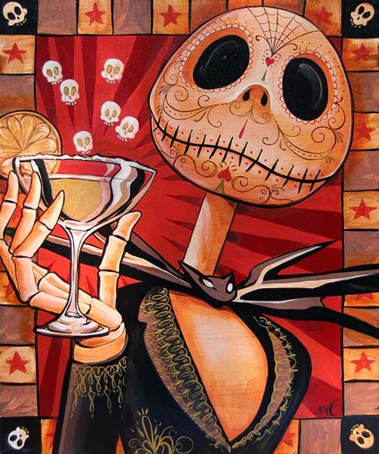 Jack Celebrates The Dead - Canvas Giclee