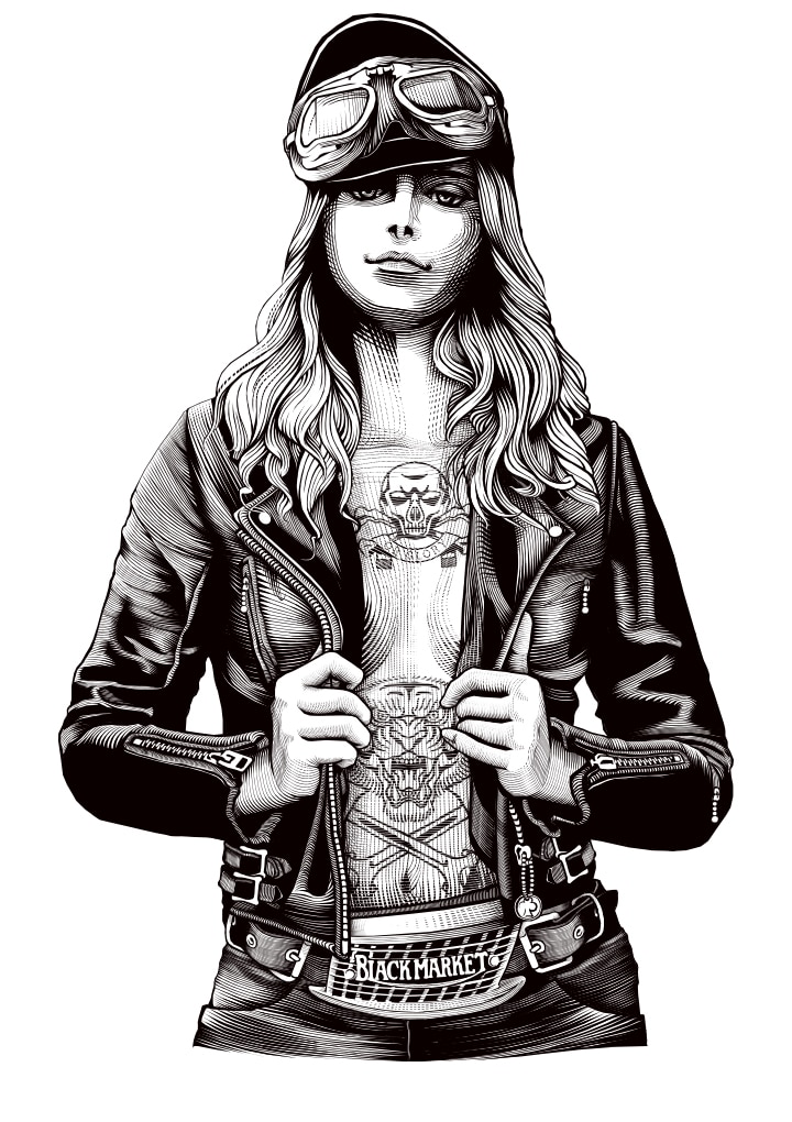 Bonney-Bills-Biker-Girl