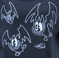 Batty - Women's V-Neck T-Shirt - Image 2