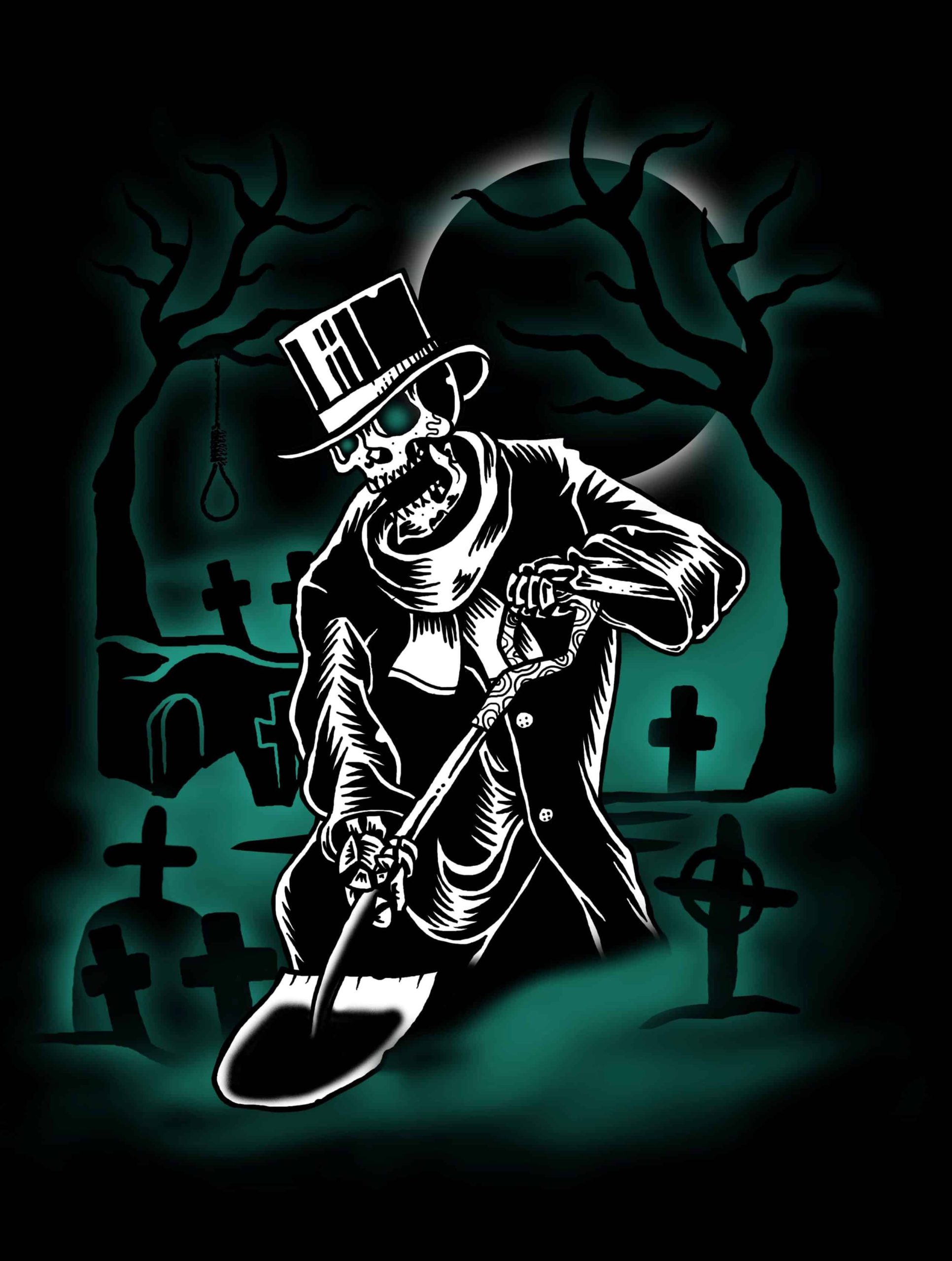 Grave Digger - Men's T-Shirt - Image 2