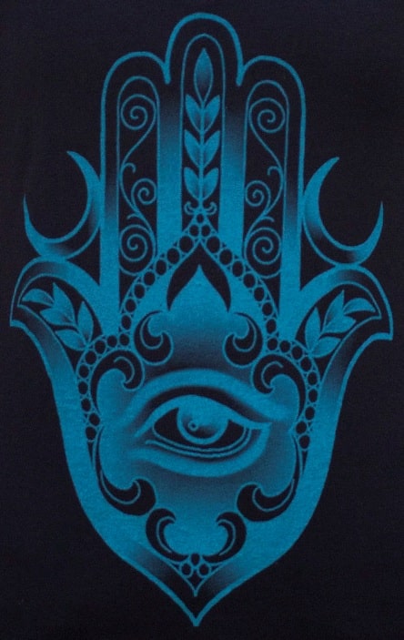 Hamsa - Women's V-Neck T-Shirt - Image 2