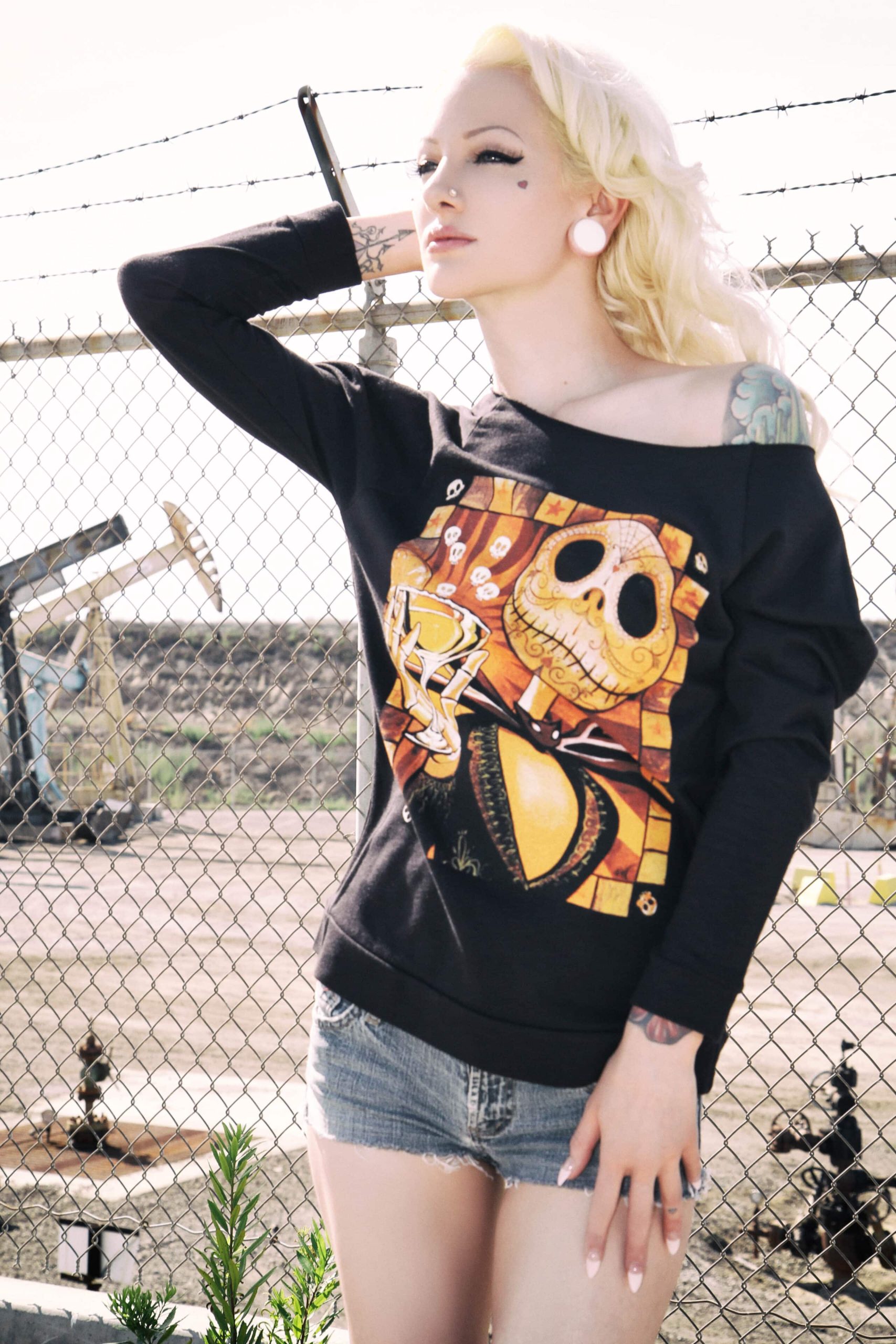 Womens Jack Celebrates - Unfinished Scoop Neck Sweatshirt - Image 2