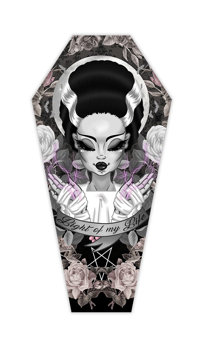 Light of My Life - Stretched Canvas Coffin