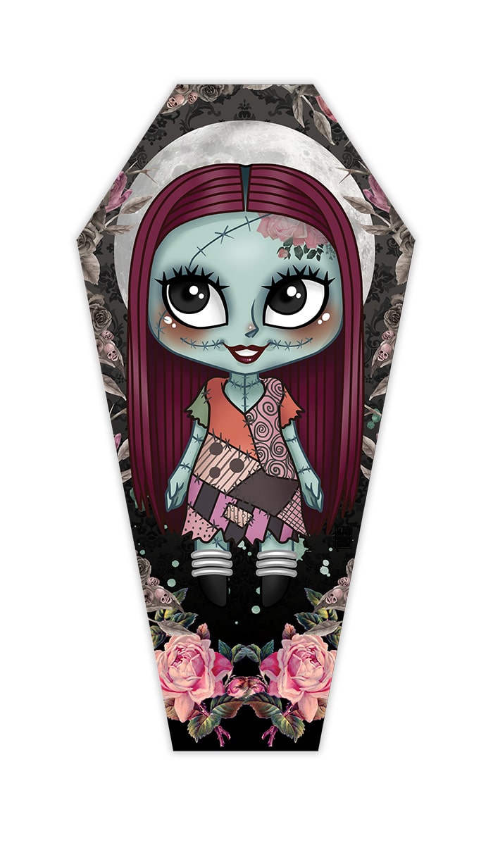Lil Sally - Stretched Canvas Coffin