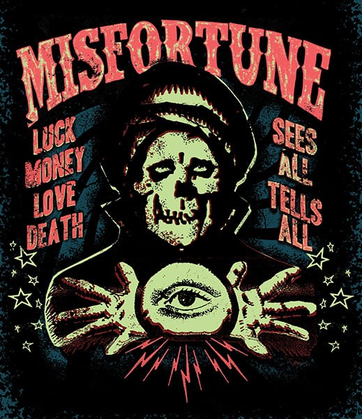 Misfortune - Women's Unfinished Racer Back Tank Top - Image 5