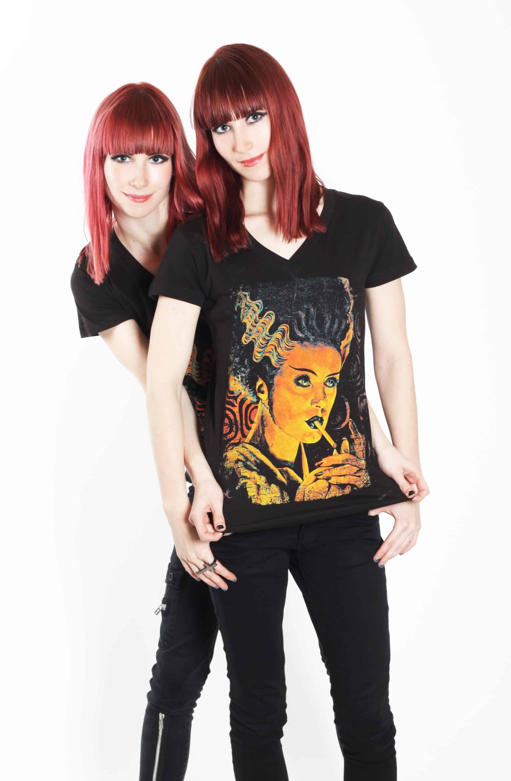 Monster Love - Women's V-Neck T-Shirt - Image 2