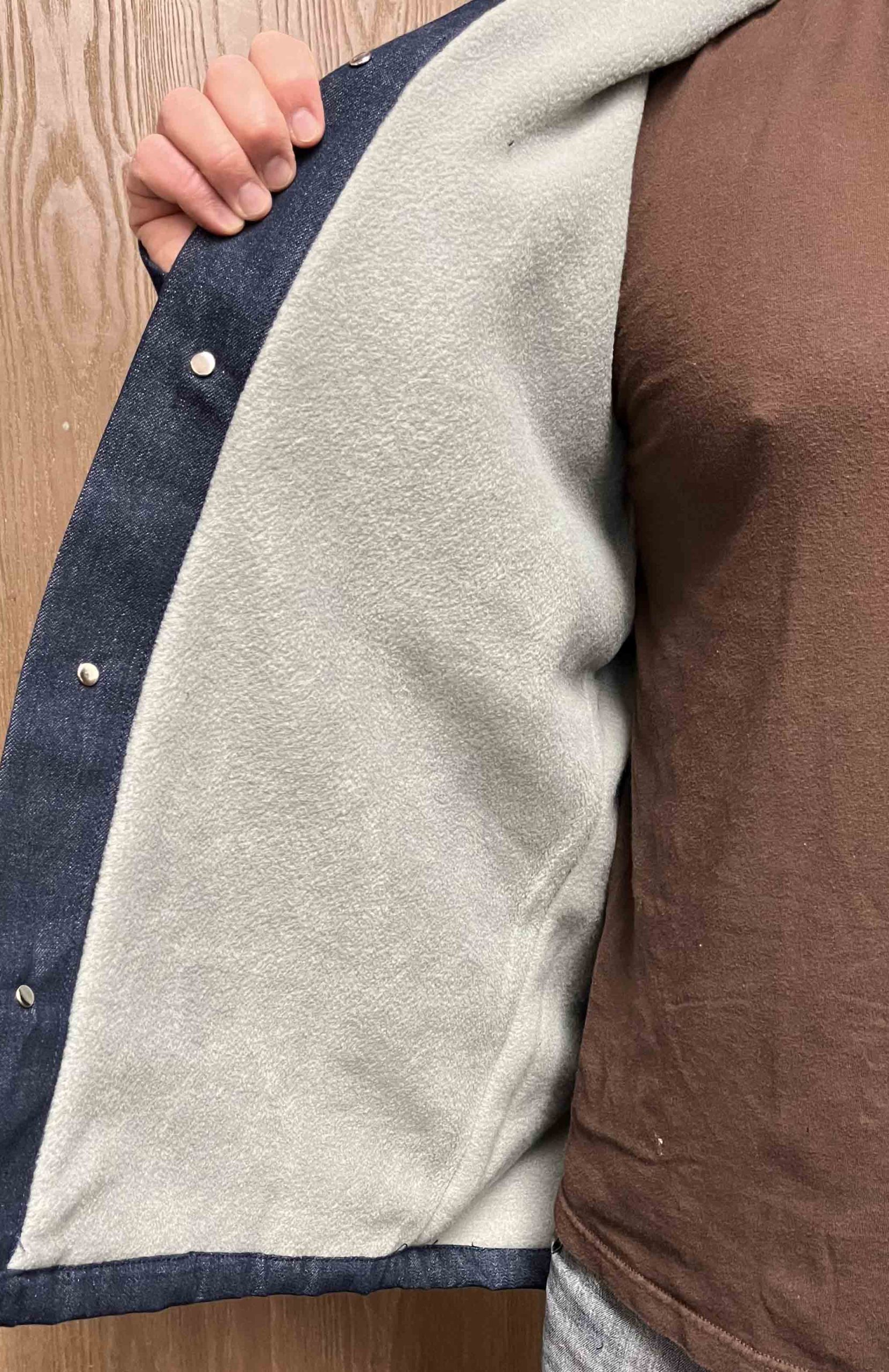 Prison Yard Jacket - Lined Denim Jacket - Image 3