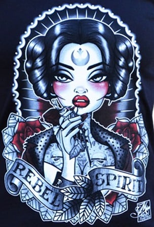 Rebel Spirit - Women's Scoop Neck T-Shirt - Image 2