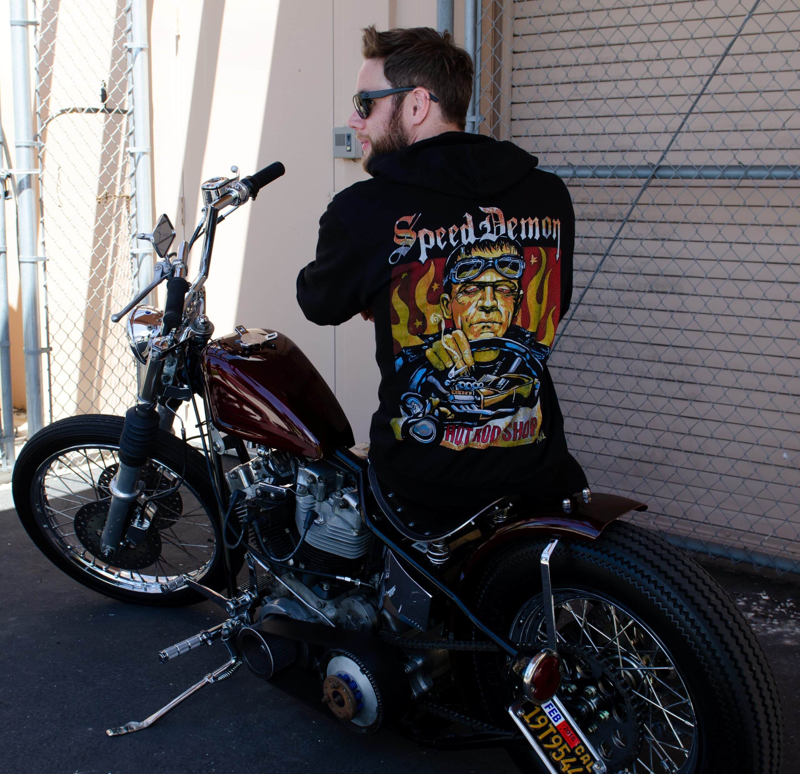 Speed Demon - Men's Zip Hoodie - Image 3