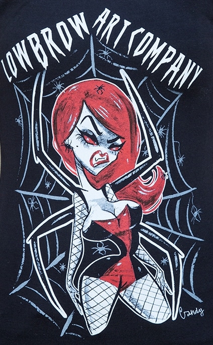 Spider Girl - Women's V-Neck T-Shirt - Image 2