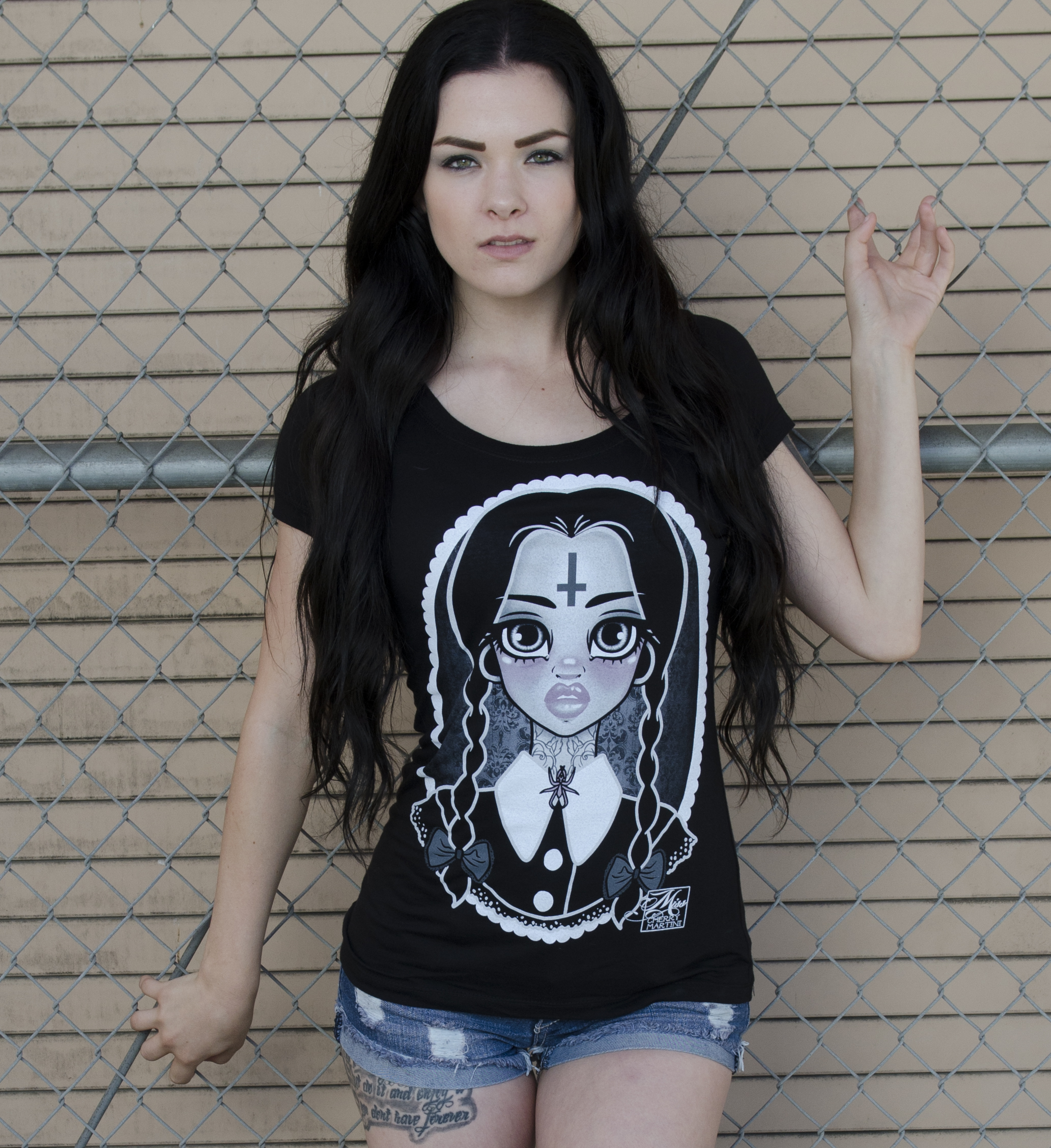 Wednesday - Women's Scoop Neck T-Shirt - Image 2