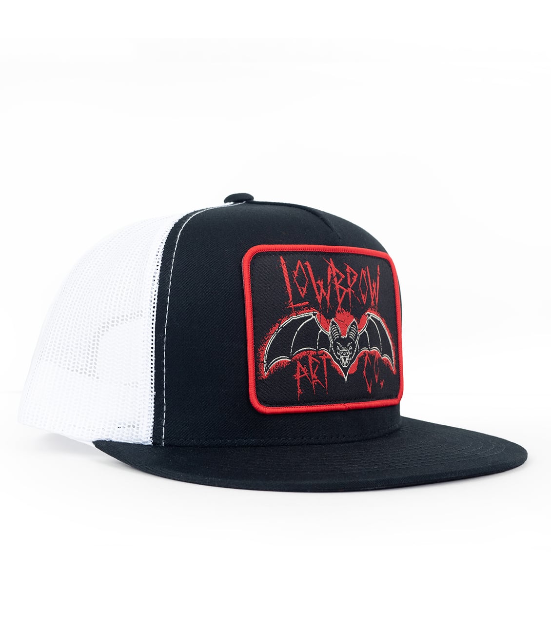Lowbrow Bat - Classic Two Tone Trucker Hat - Image 2