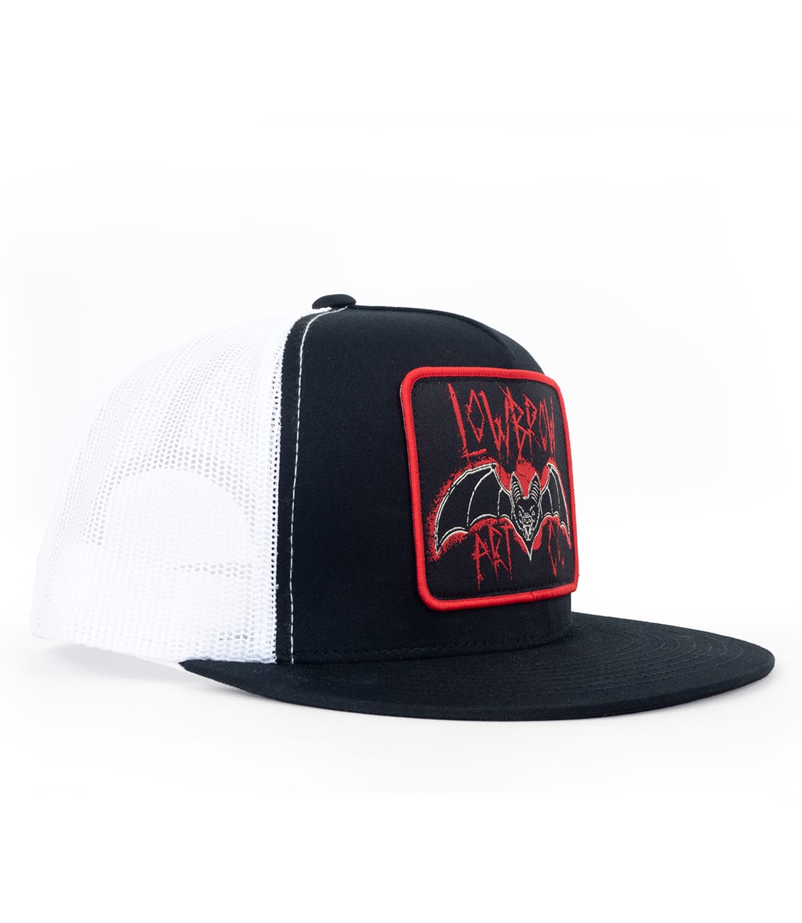 Lowbrow Bat - Classic Two Tone Trucker Hat - Image 3