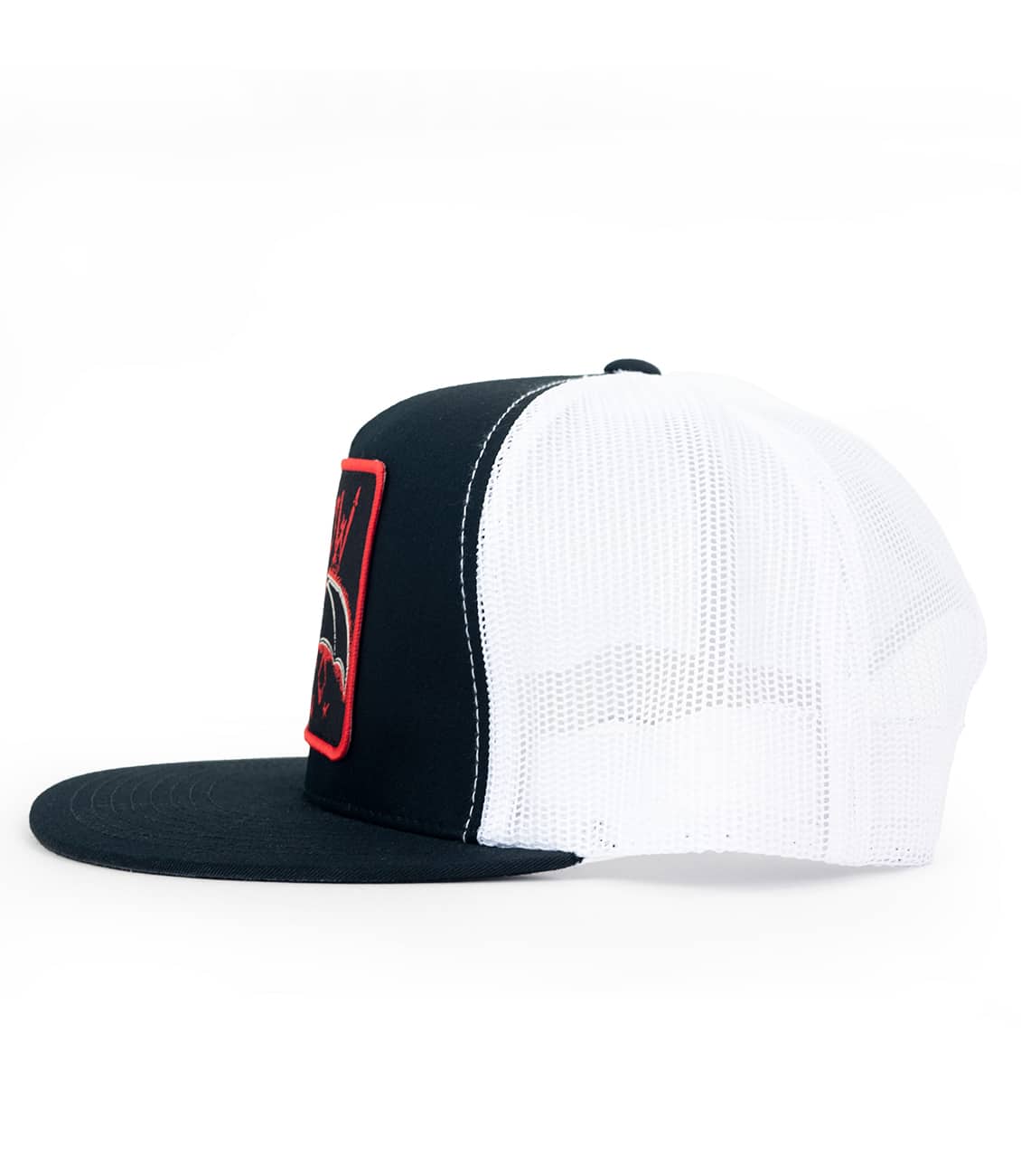 Lowbrow Bat - Classic Two Tone Trucker Hat - Image 5