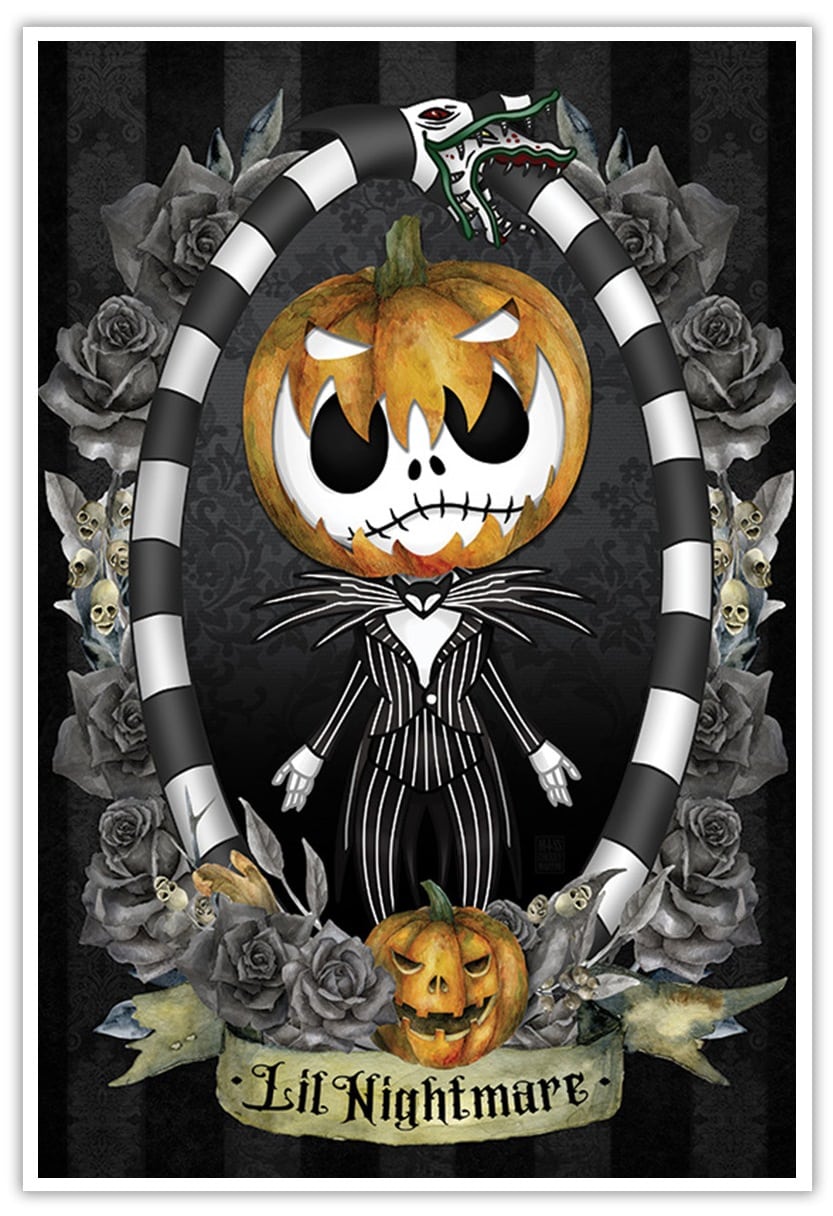 Lil Nightmare - Womens Loose Neck T-Shirt - Image 2