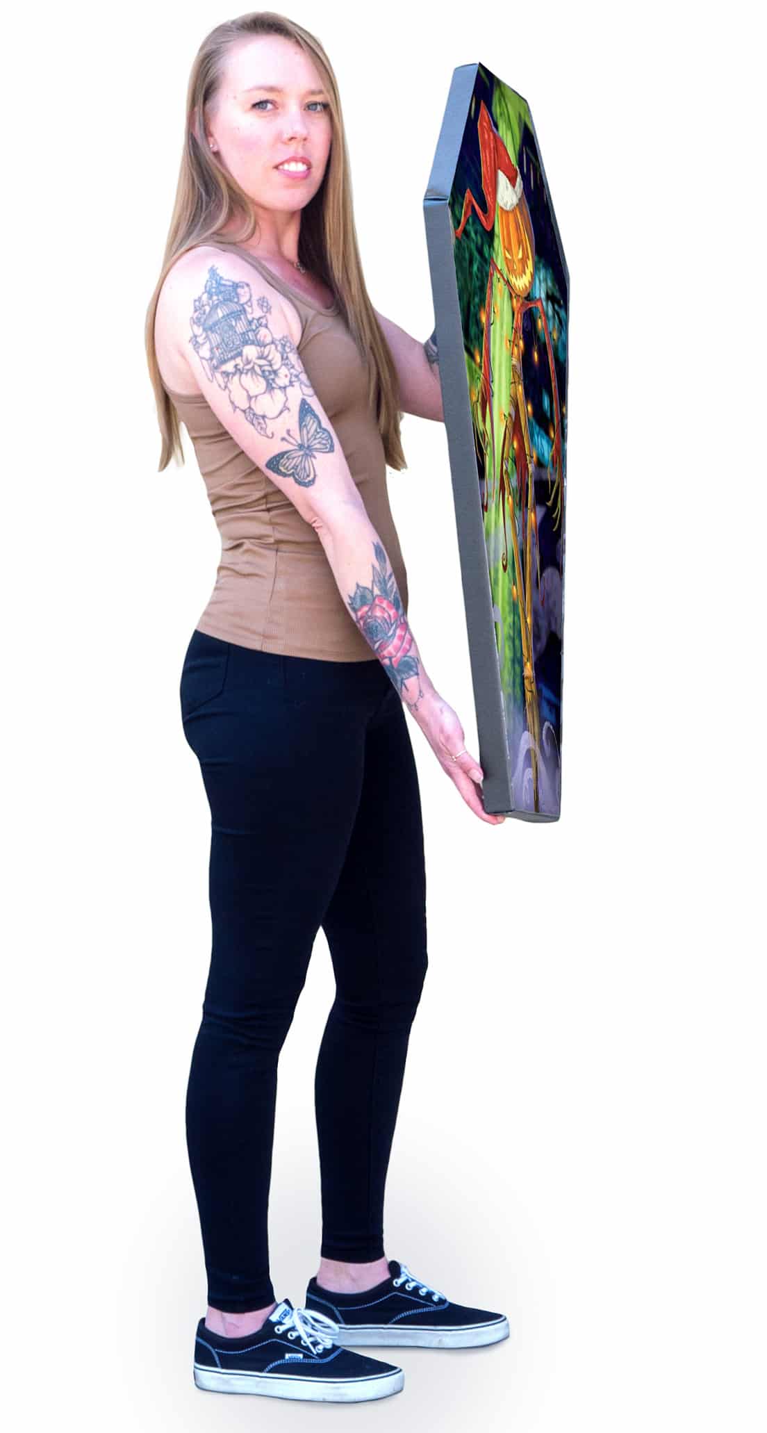 The Jack O Lantern - Stretched Canvas Coffin - Image 4
