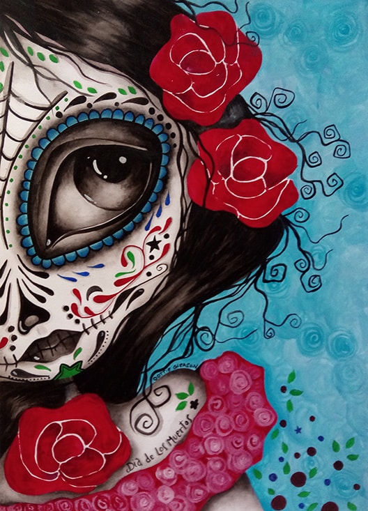 Dia De Los Muertos Girl