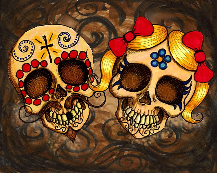 Day of the Dead Couple