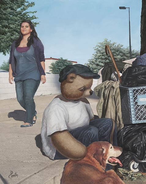 Homeless Teddy