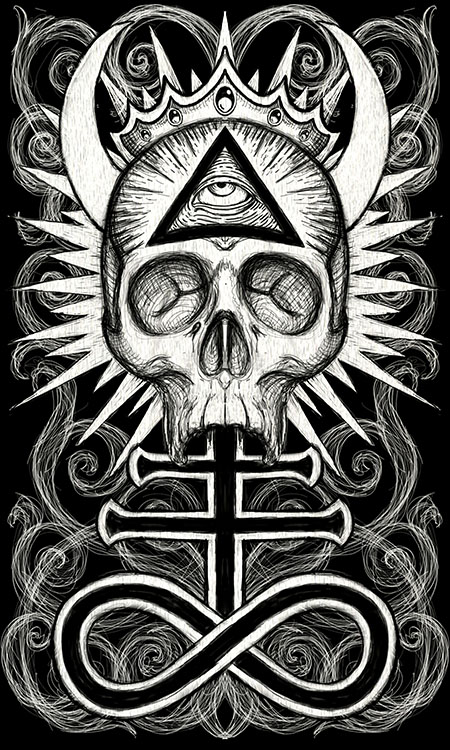Illuminati Skull