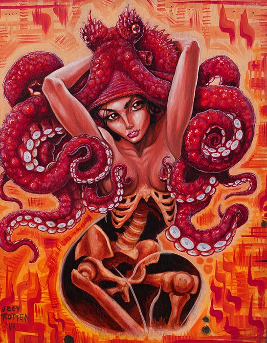 Red Octopus