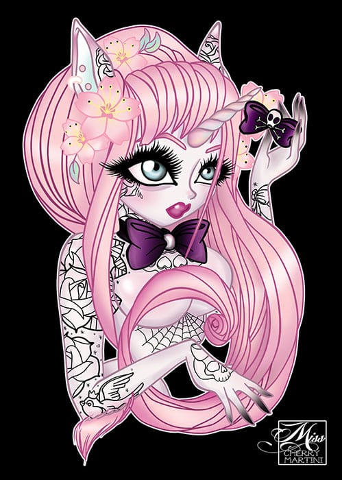 Tattooed Unicorn Girl