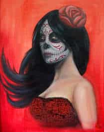 Day of Dead Red