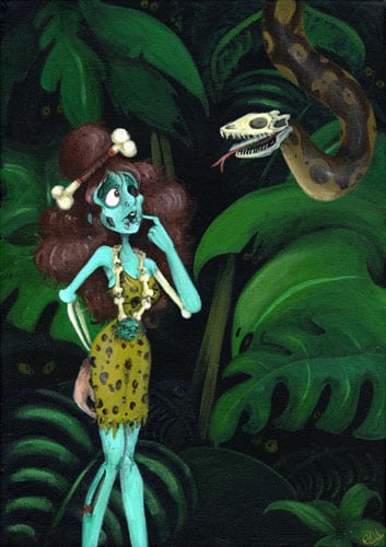 Girl and Snake