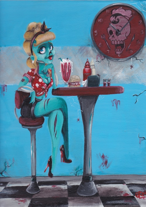 Pinup Diner Zombie
