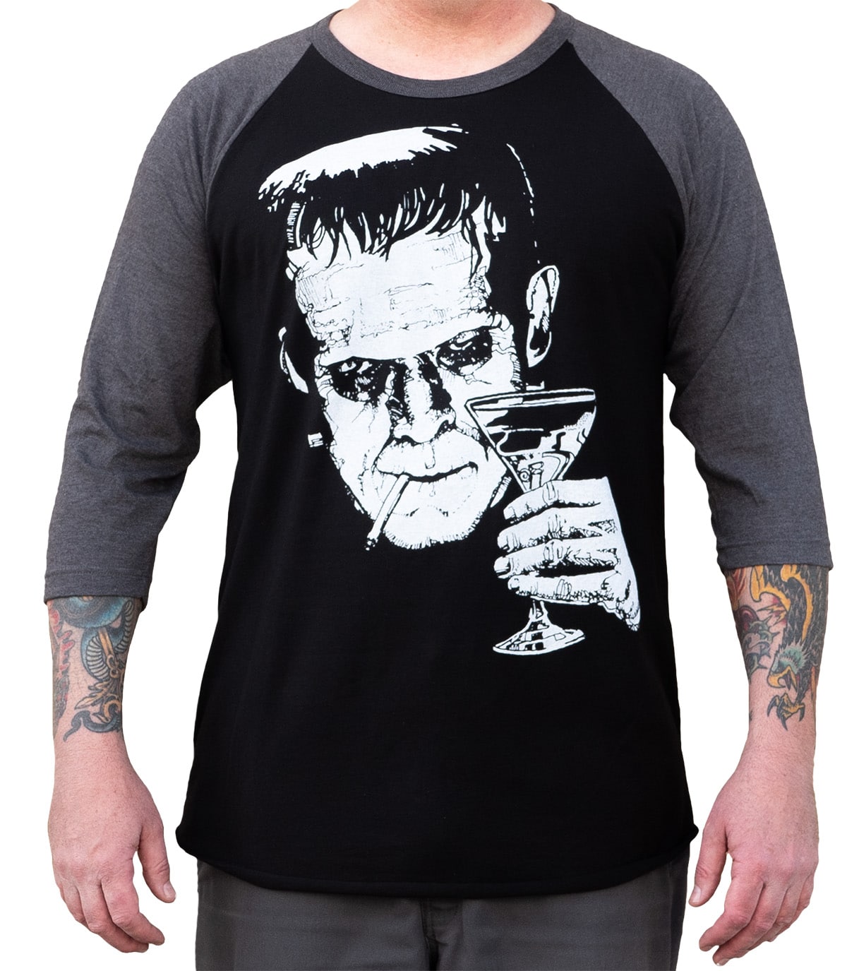 Monster Martini - Men's Baseball Shirt