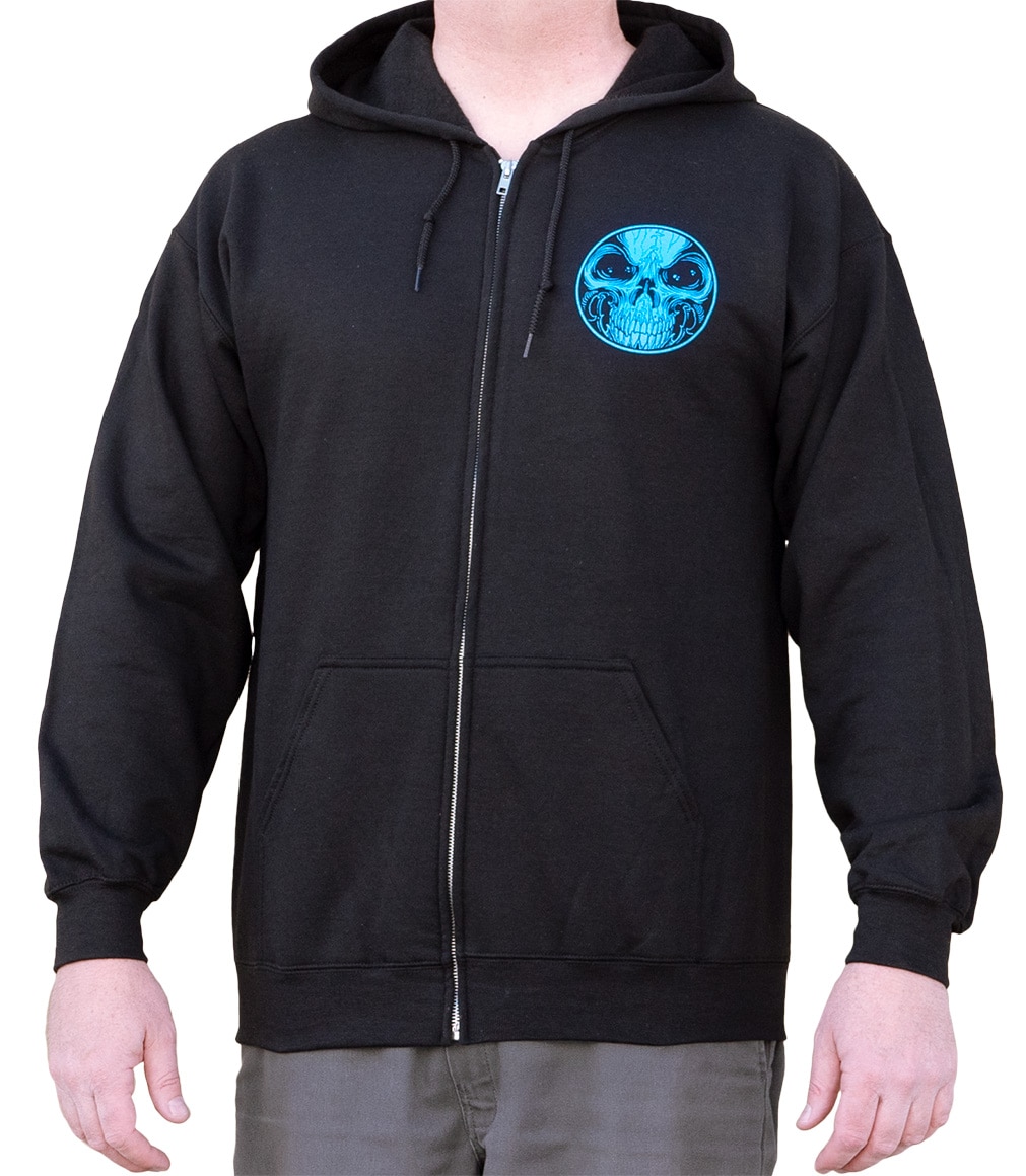 Nguyen Skull - Men's Zip Hoodie - Image 2