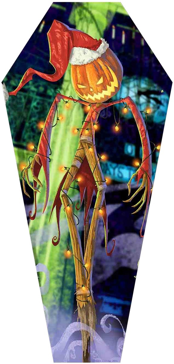 The Jack O Lantern - Stretched Canvas Coffin