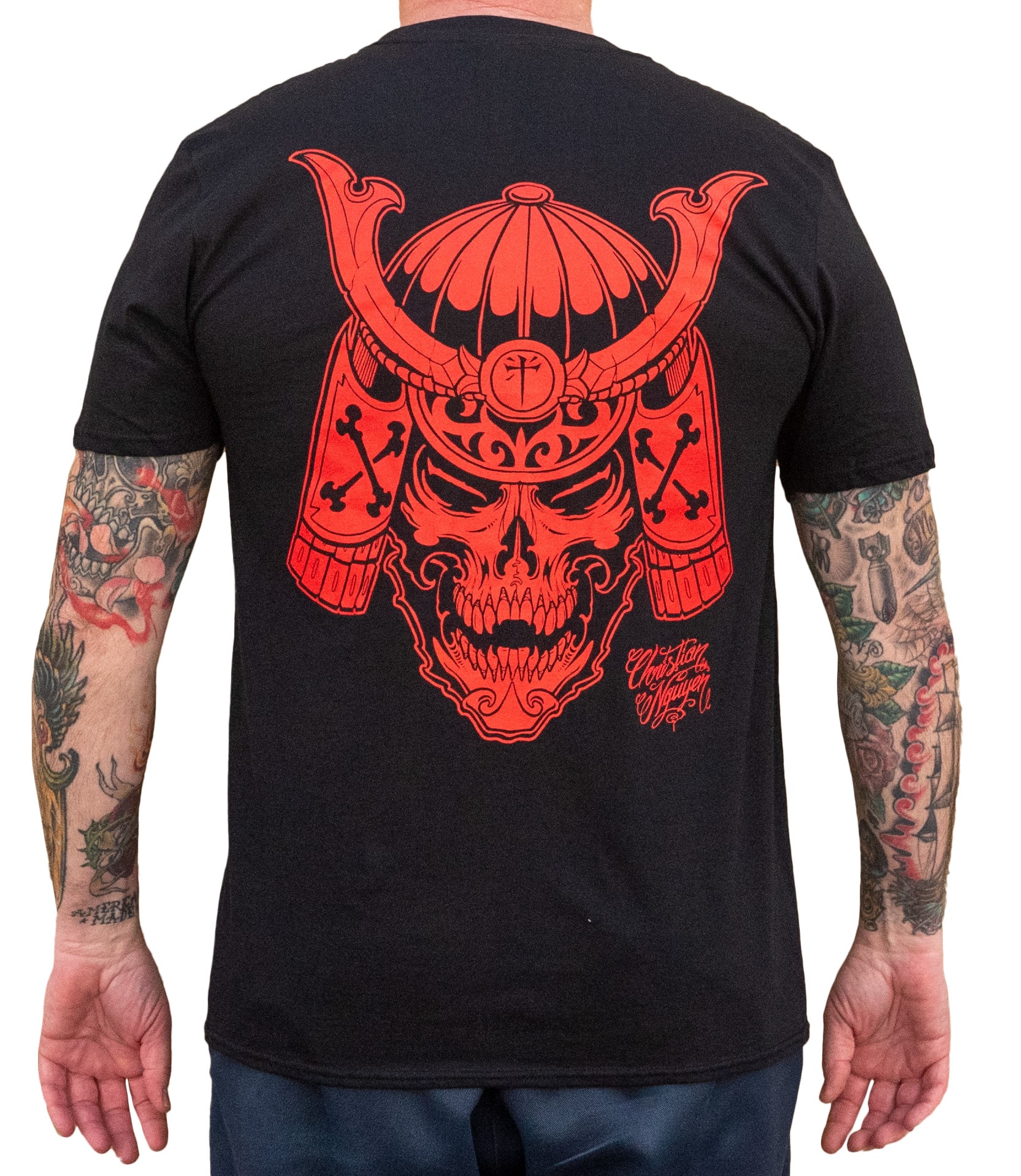 Samurai Skull - Men's T-Shirt
