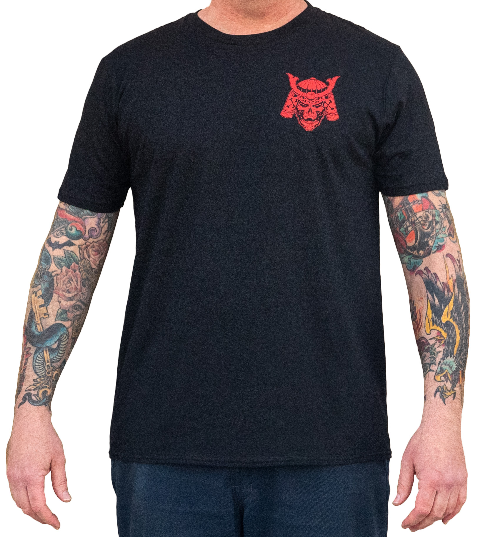 Samurai Skull - Men's T-Shirt - Image 2