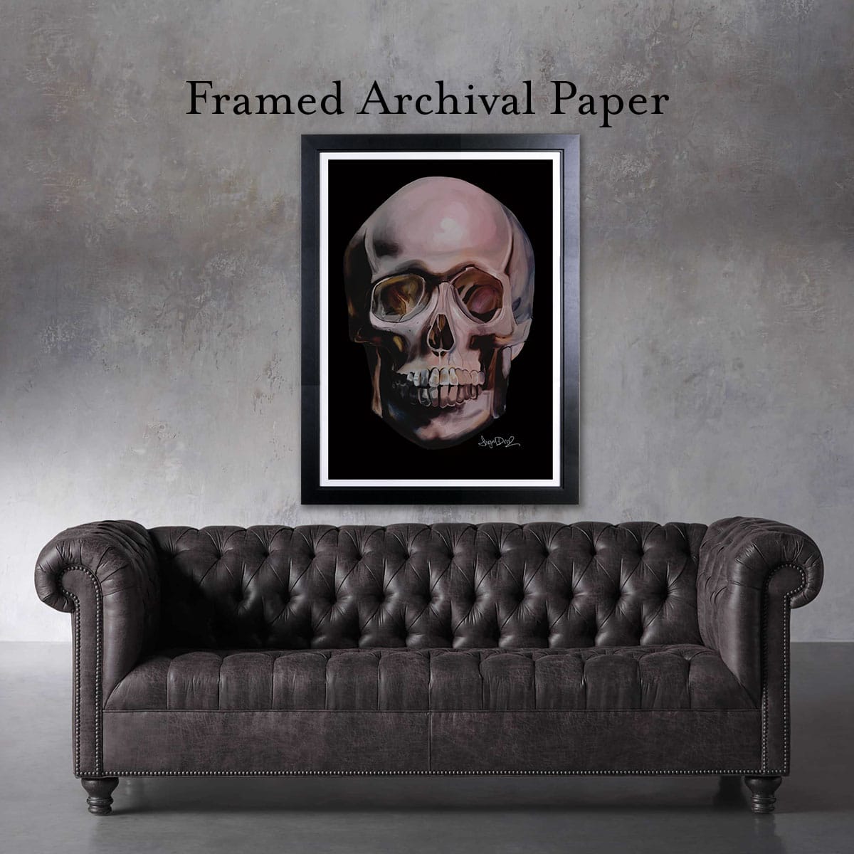 Death - Archival framed print