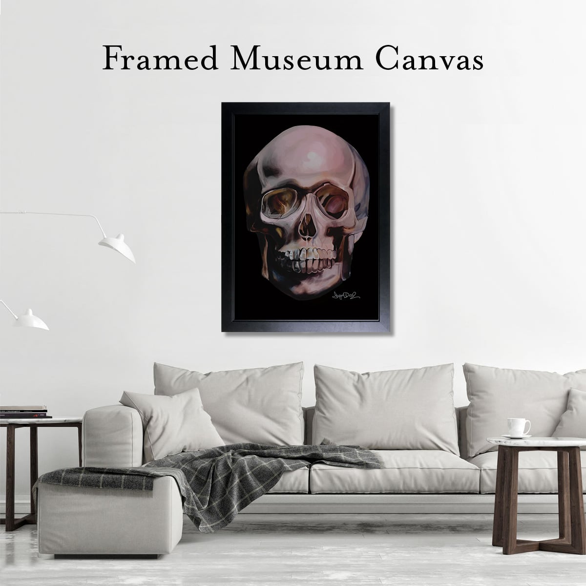 Death - Framed Canvas