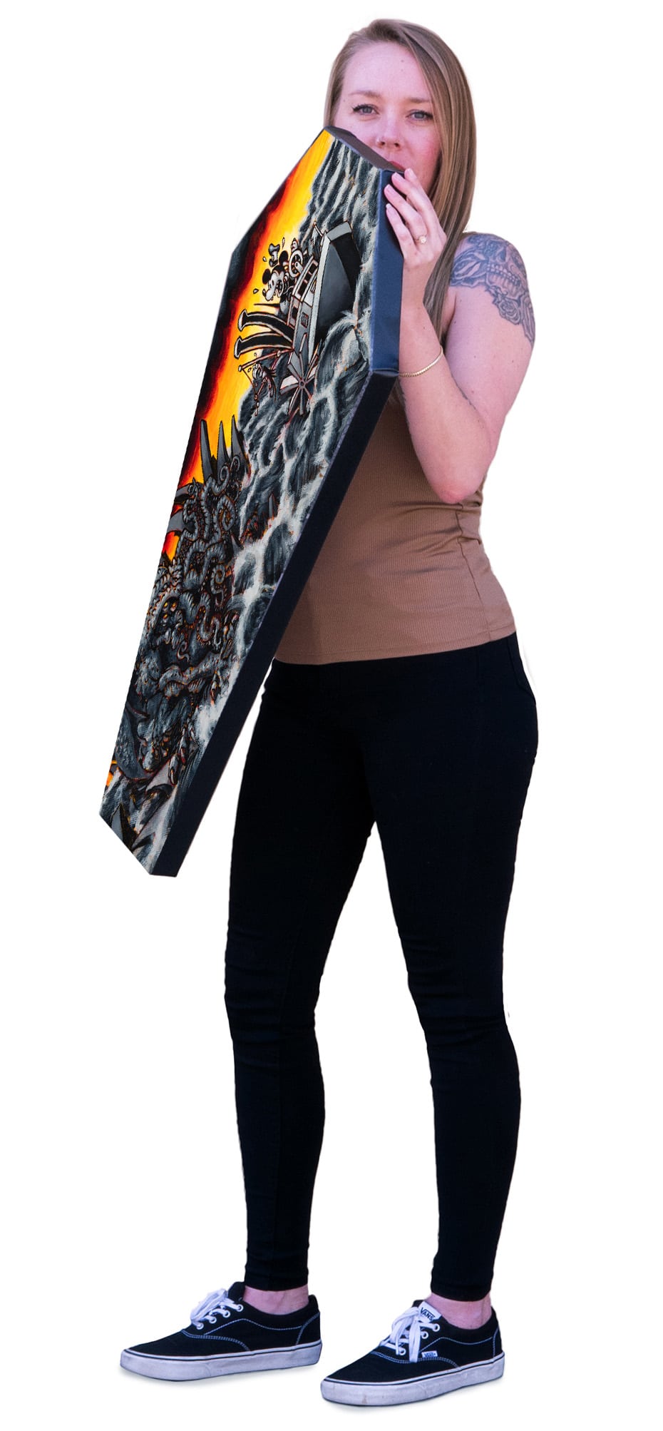 Steamboat Cthulhu - Stretched Canvas Coffin - Image 5