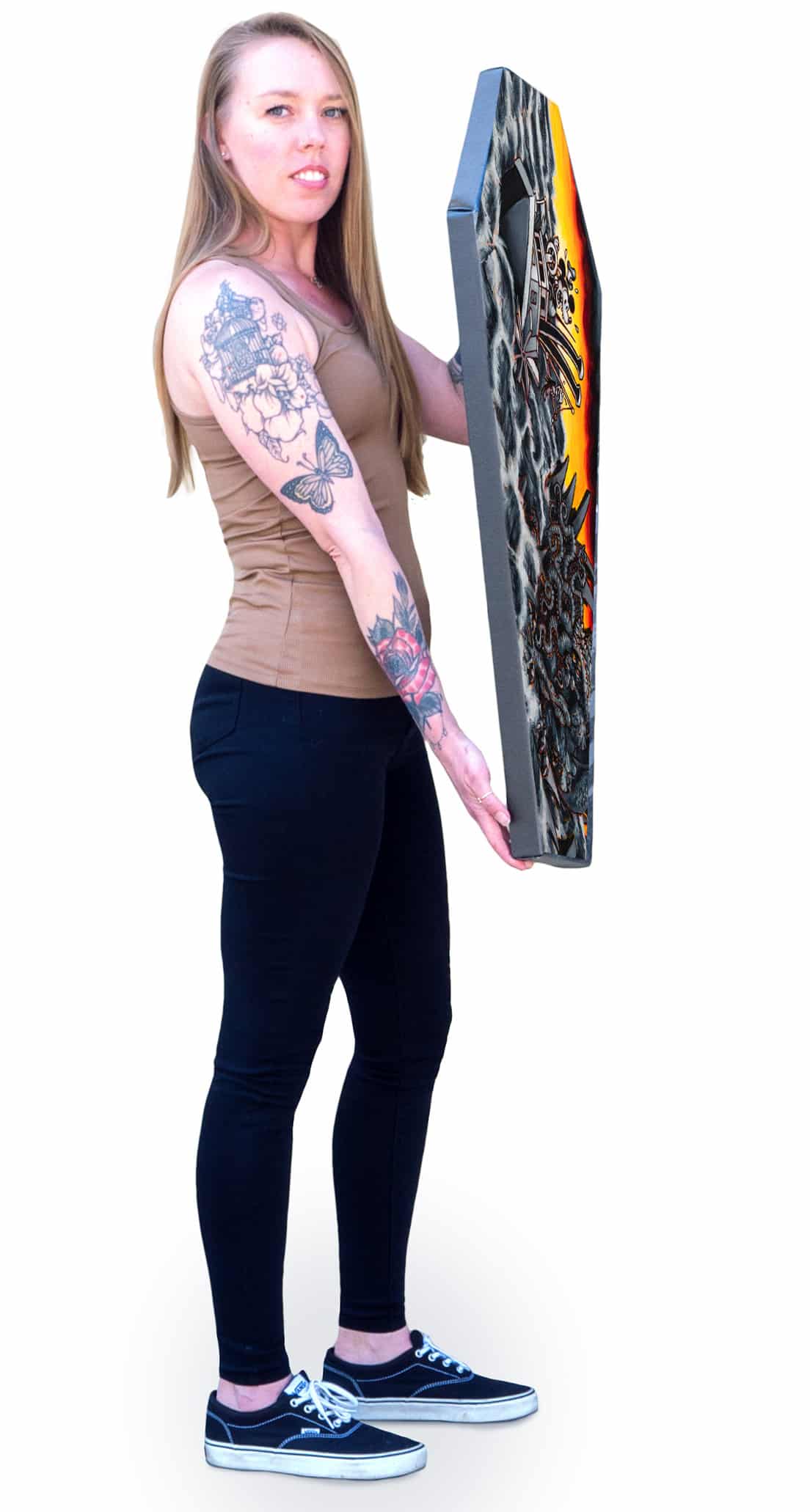 Steamboat Cthulhu - Stretched Canvas Coffin - Image 3