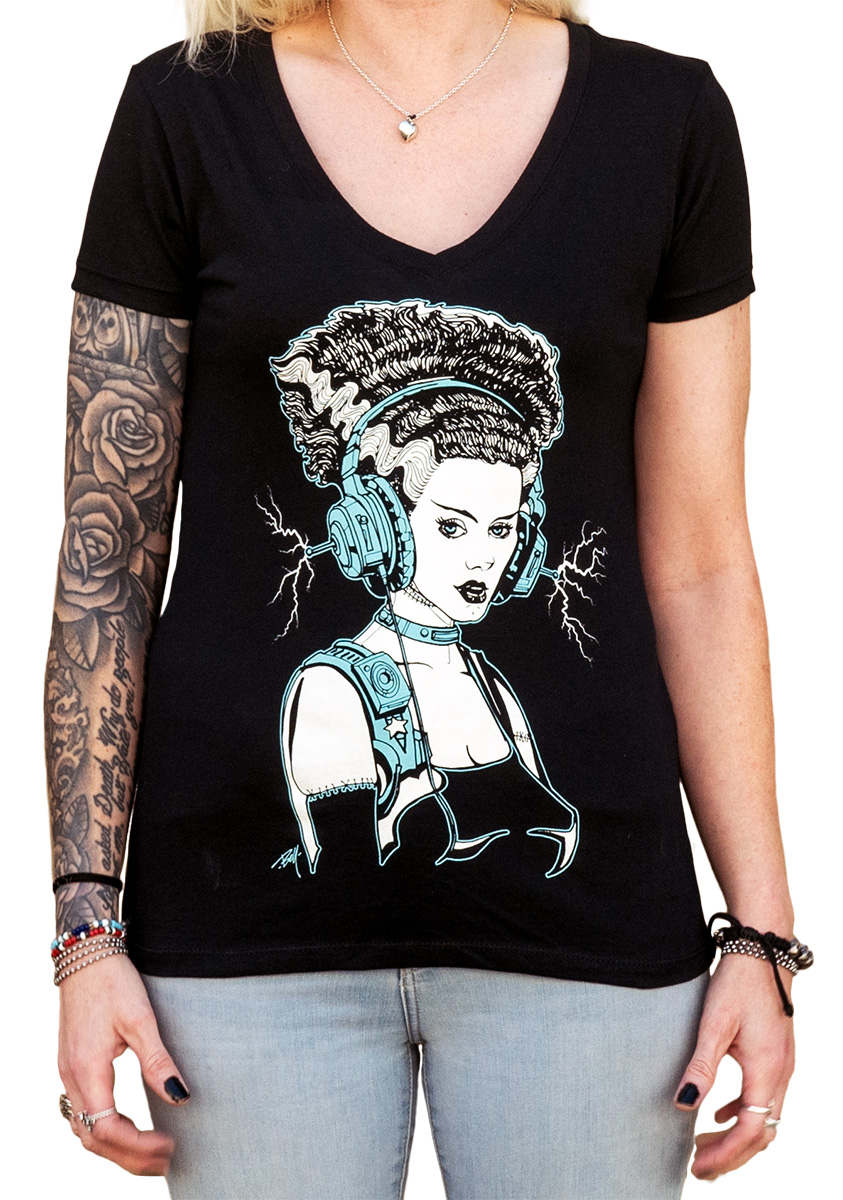 Teenage Bride - Women's V-Neck T-Shirt