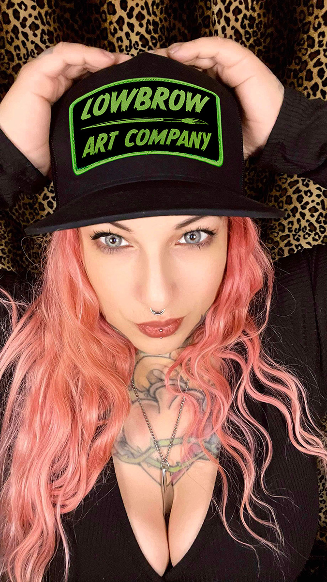 Lowbrow Artist Series Snap Back Trucker Hat - Image 2