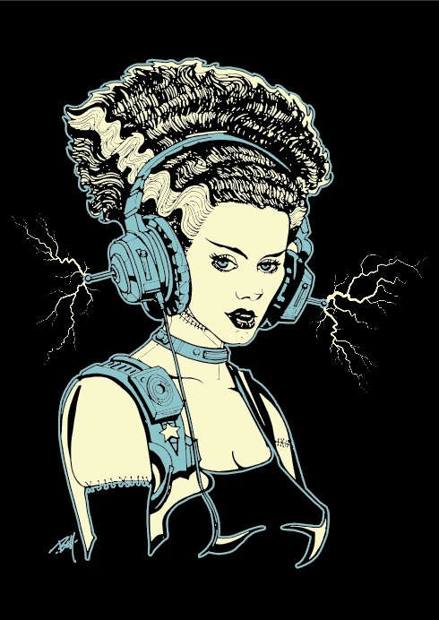 Teenage Bride - Women's V-Neck T-Shirt - Image 3