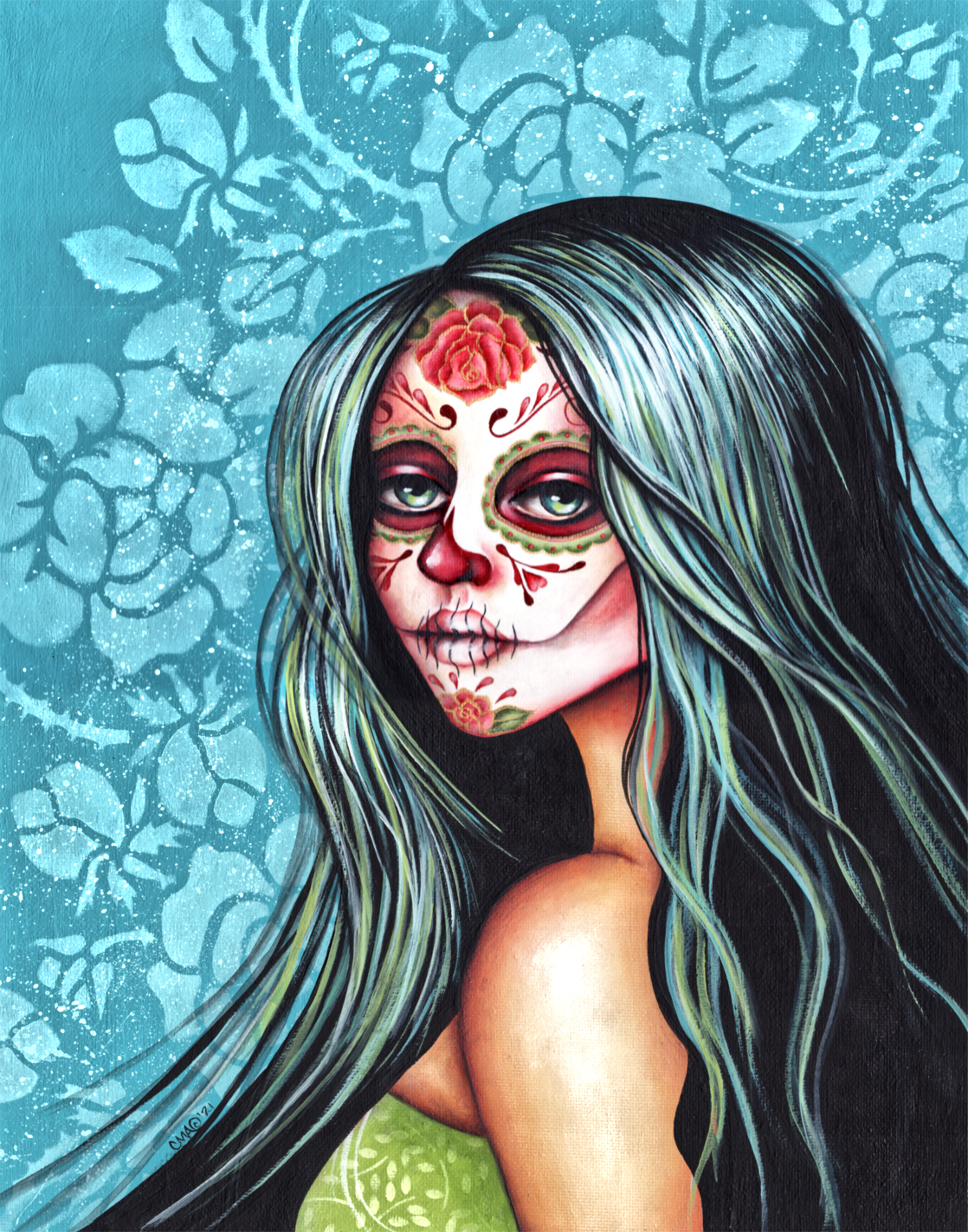 Rosario - Day of the Dead Art